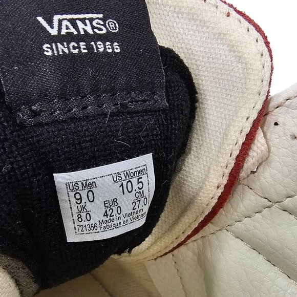 Vans SK8-HI Desert Snake Checkerboard Chili Oil Suede Mens 9 Womens 10.5 Sneaker main image 7